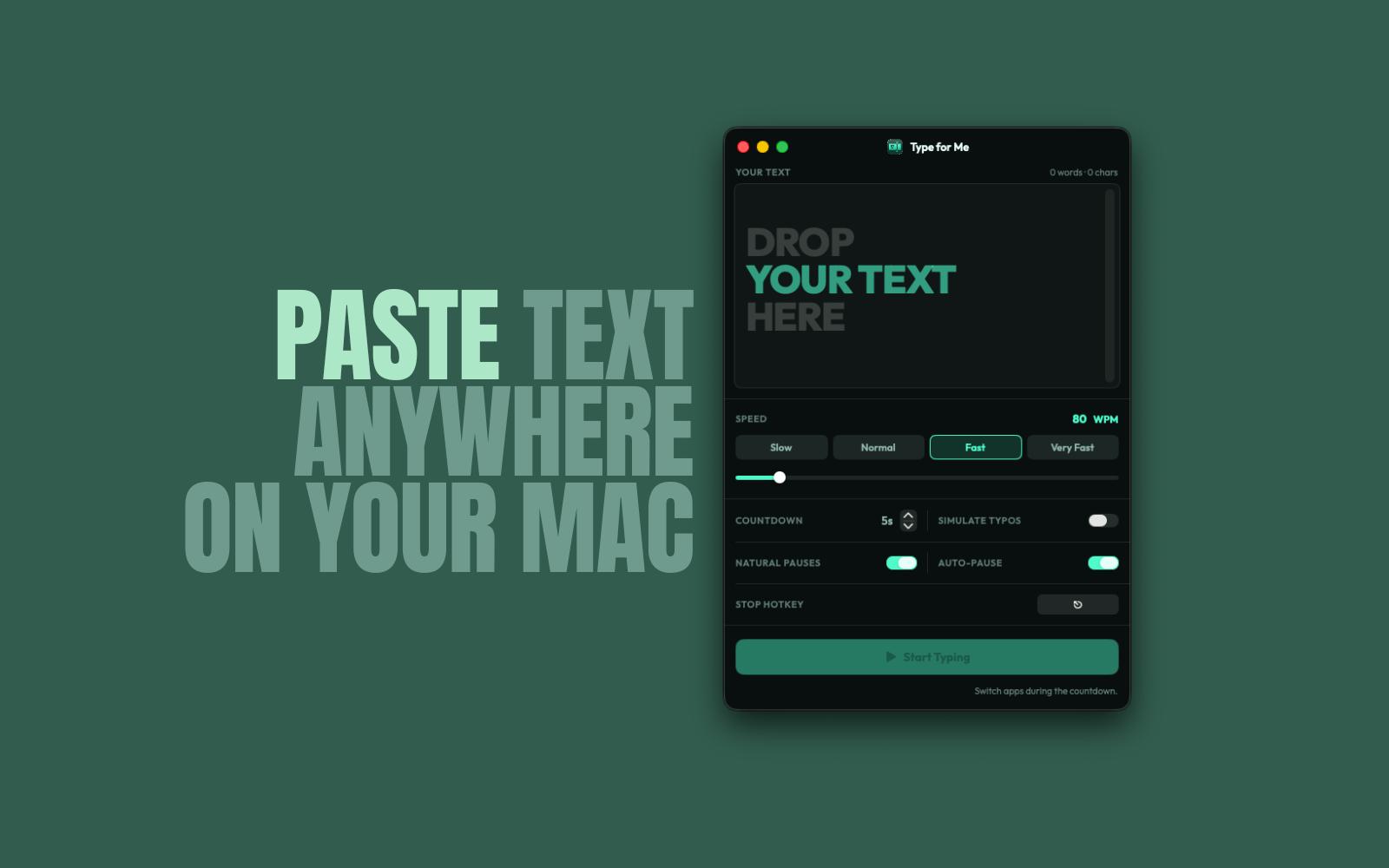Type for Me screenshot
